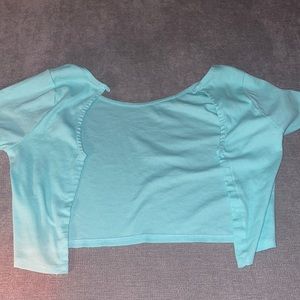 Wild Fable Women’s Light Aqua Open Knit Cardigan